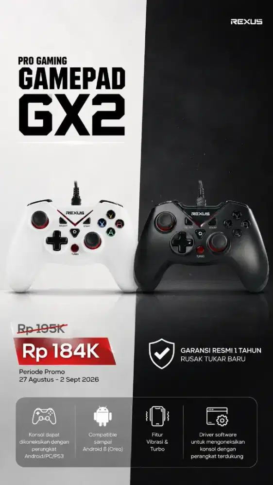 Rexus Gladius GX2 gamepad wired