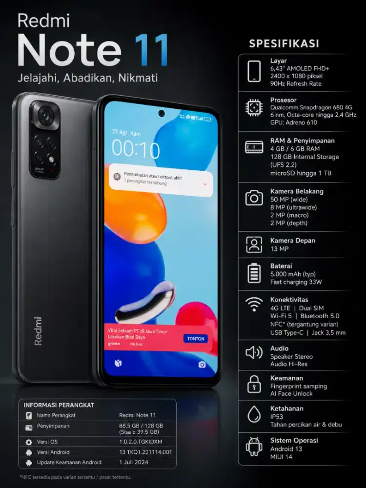 Redmi Note 11 6/128 NFC