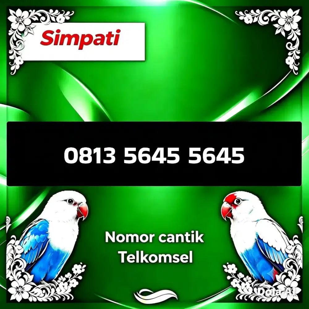 Nomor cantik simpati Telkomsel super