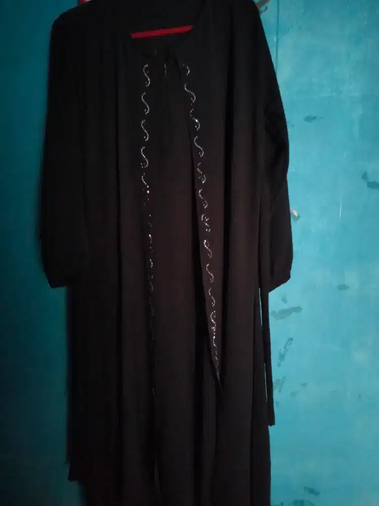 Gamis anak warna hitam