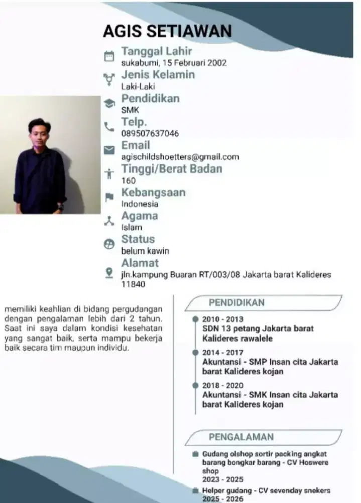 Mencari pekerjaan serius siap datang