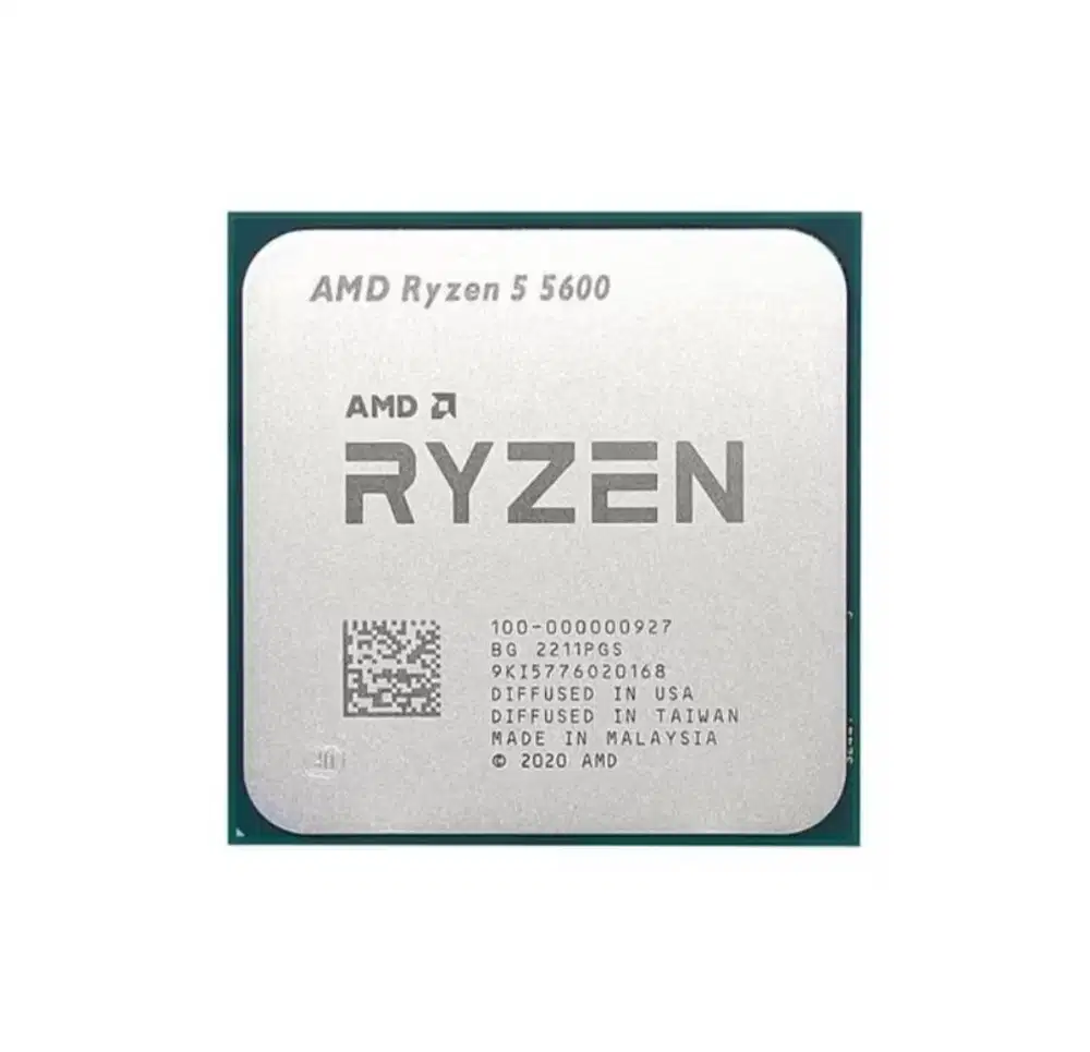 AMD RYZEN 5 5600 3.5Ghz up to 4.4Ghz Cache 32mb 65watt (Tray) 6core