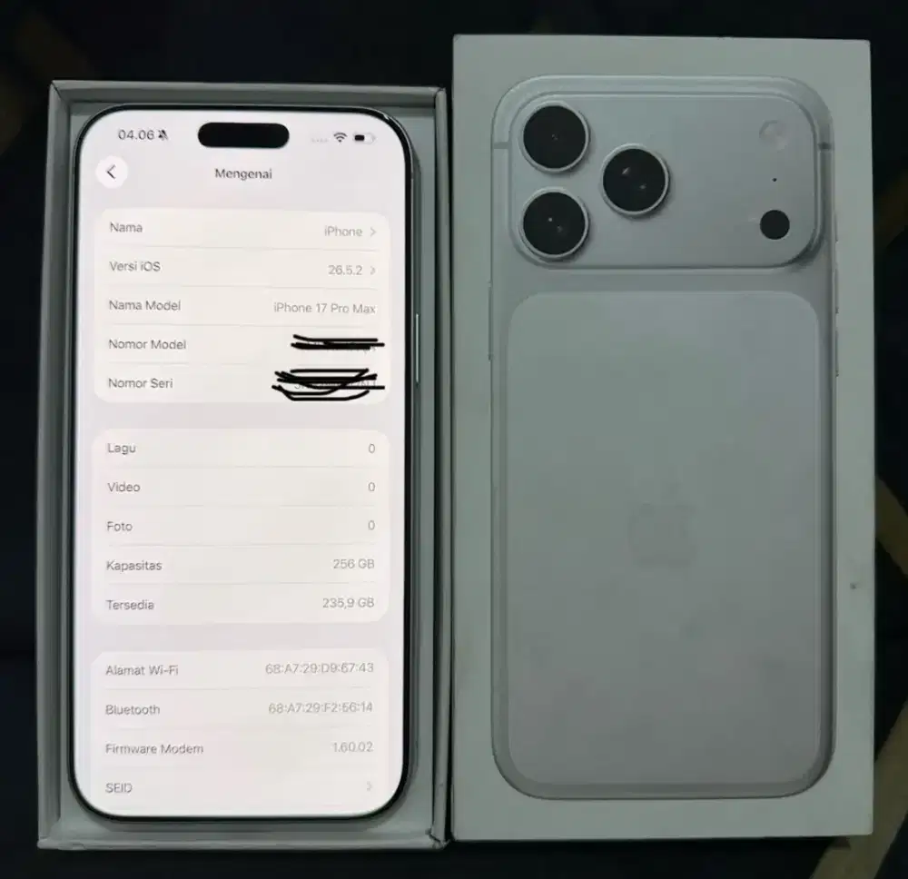 Iphone 17 promax 256 ibox