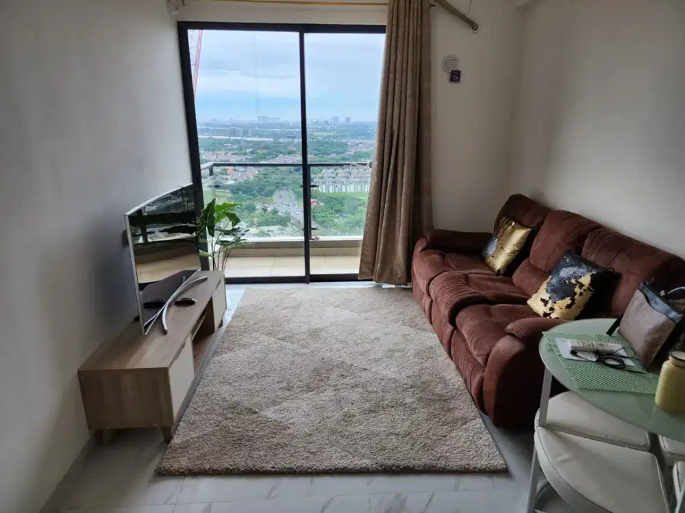 Dijual Cepat Apartemen Sky House BSD 2 BR Semi Furnished