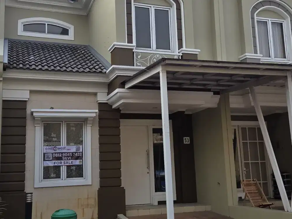 Dijual Rumah 2 Lantai di Samara Village Gading Serpong Tangerang