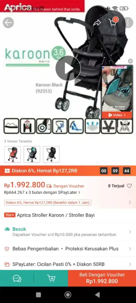 Stoler aprica karoon