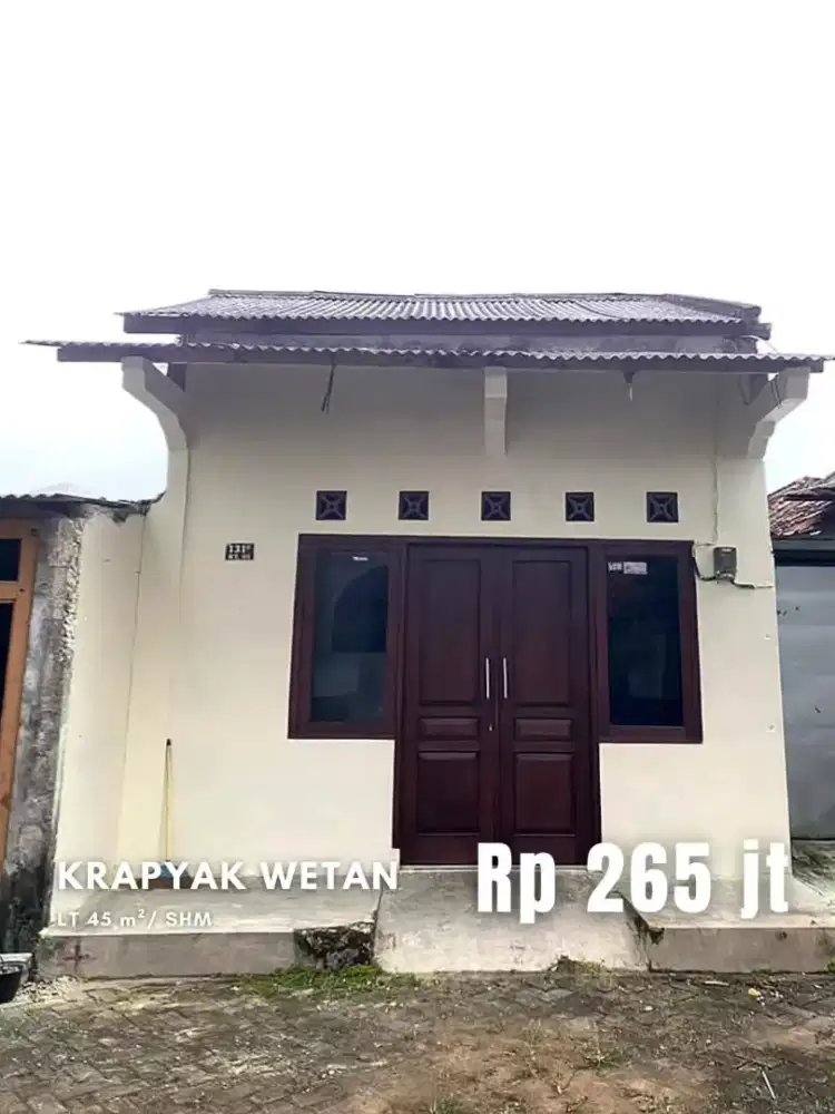 Dijual Rumah Murah Dalam Ringroad dekat Jalan Parangtritis