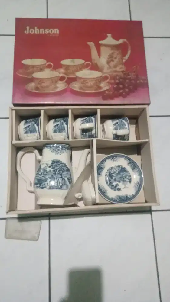 Dijual 1 set JOHNSON COFFEE SET