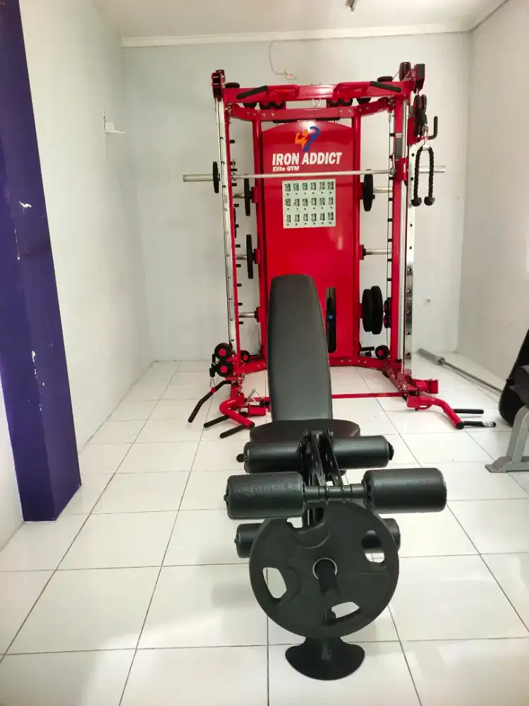 MULTI GYM 4 IN 1 IRON ADDICT alat fitness gym