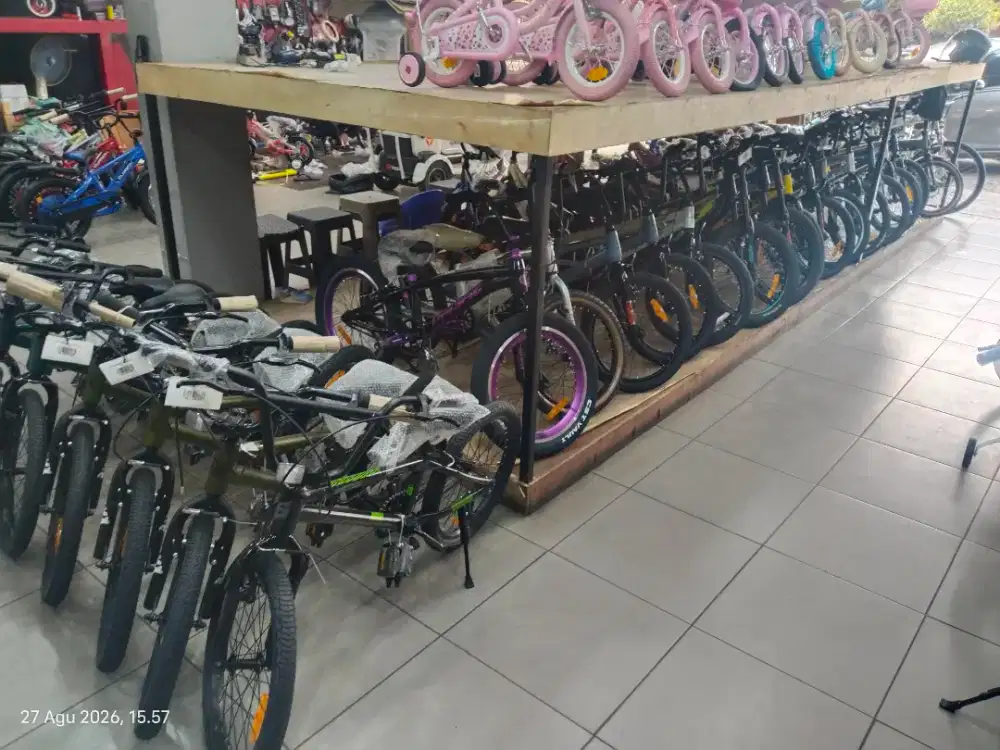 Kredit Sepeda bergaransi resmi, tanpa DP , syarat cukup KTP saja