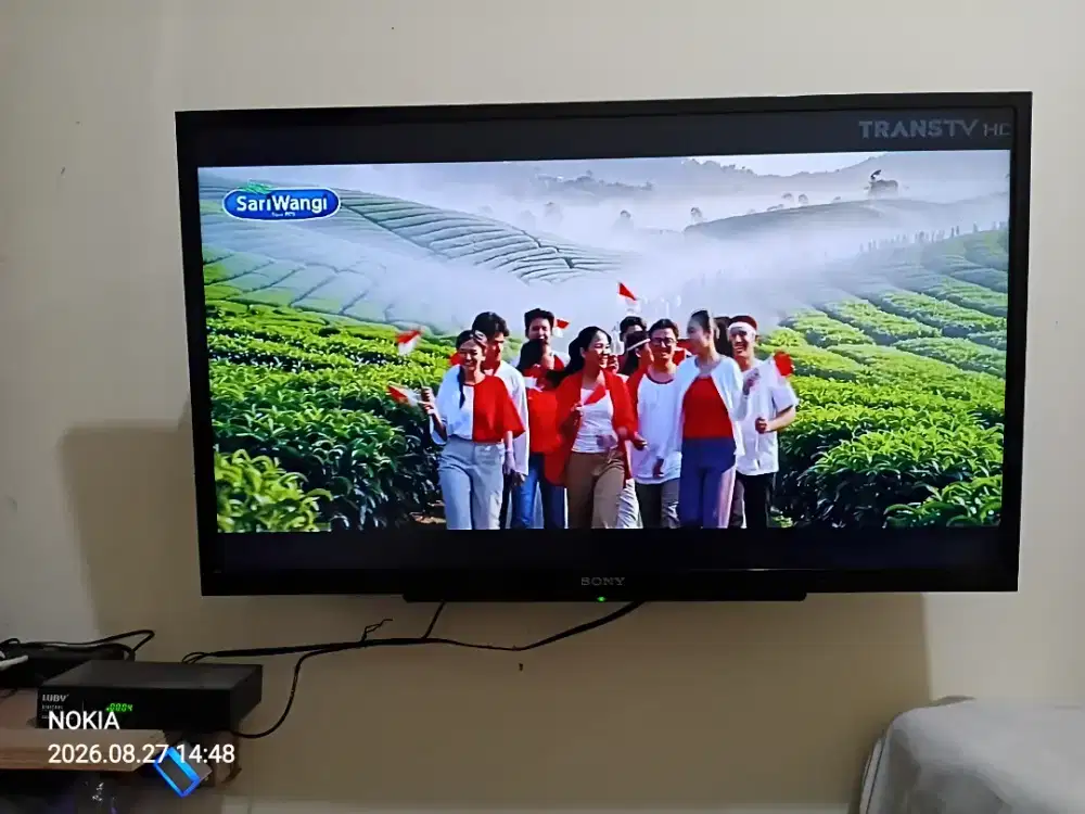 TV LCD/LED Sony + Top Box + Antena Digital