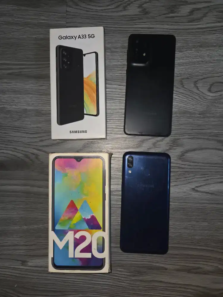 SAMSUNG GALAXY A33 5G & M20