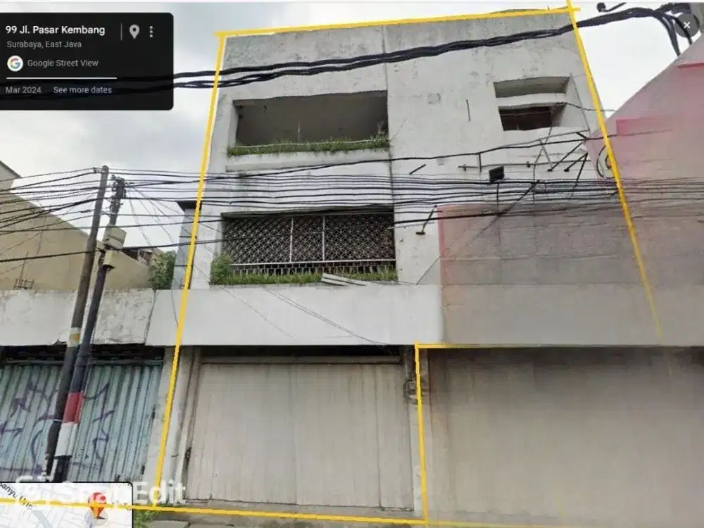 Dijual dan disewakan ruko 0 Jl.Pasar Kembang strategis, ramai cocok buat resto dan kantor