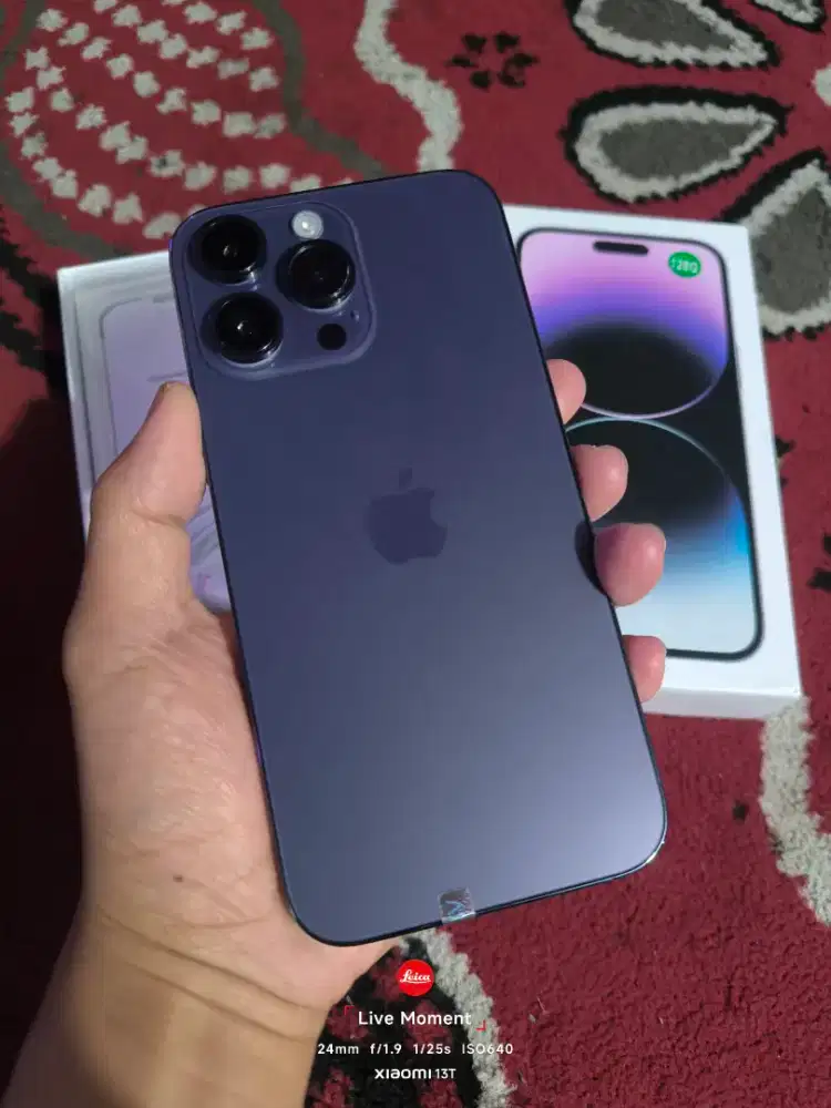 iphone 14 promax 128gb fulset mulus