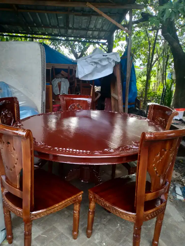 meja makan salina 5 kursi