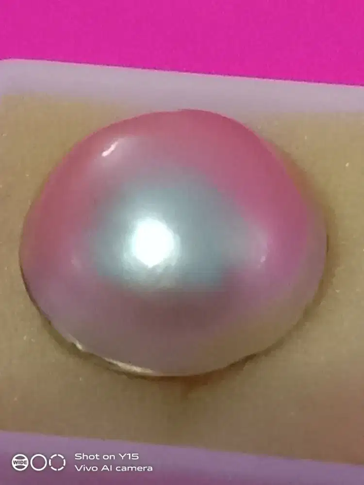 Mutiara asli dan murni putih dan hitam