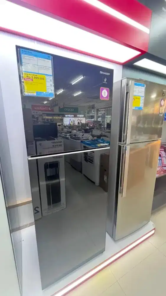 Kulkas Sharp 2 pintu