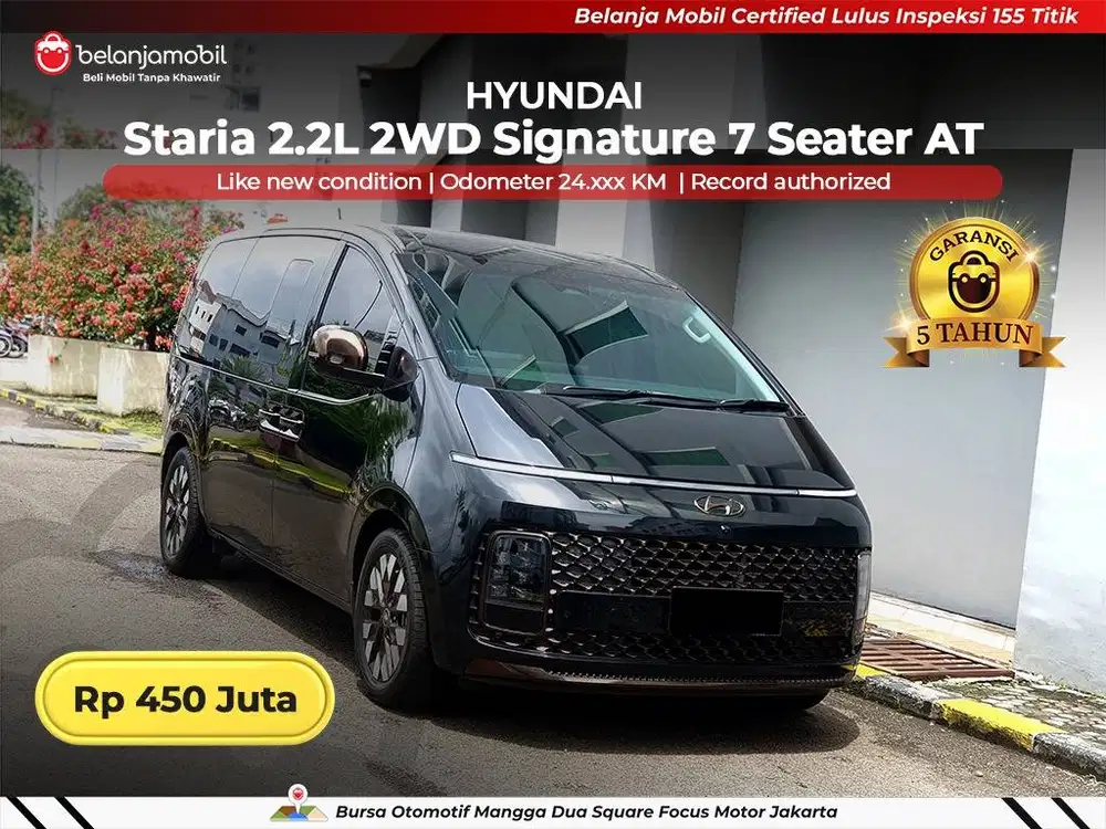 [ LOW KM 24RB ] Hyundai Staria 2.2 Signature 7 Seater Diesel 2021/2022