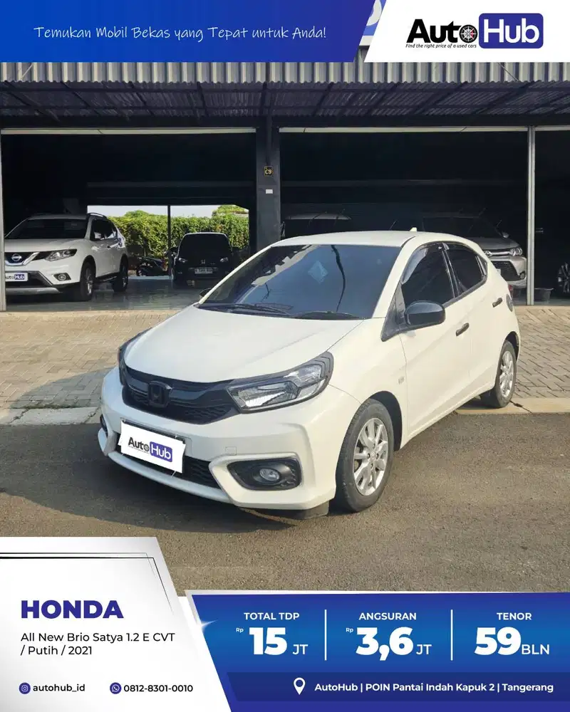 Honda All New Brio Satya 1.2 E CVT 2021