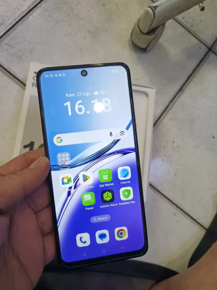 Second Oppo Reno 12F 4g 8/256gb hp+dus ex resmi murah
