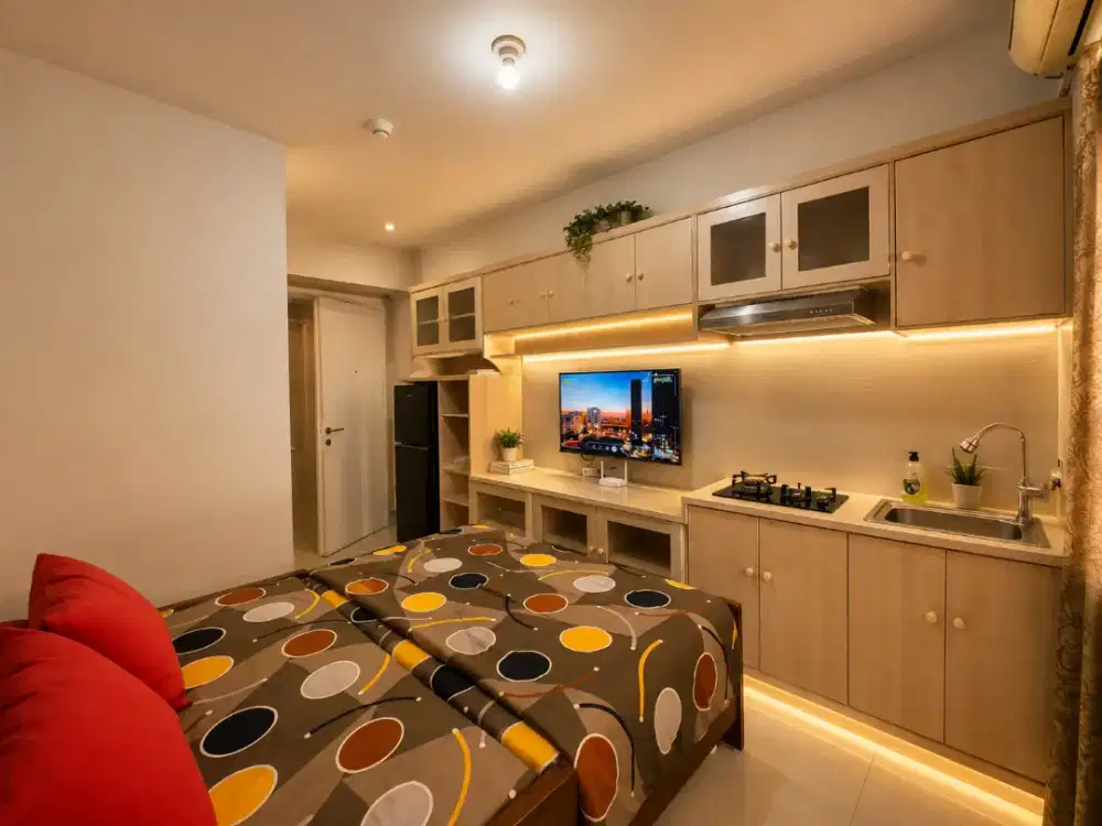 Sewa Apartemen Harian/Transit GREEN PRAMUKA CITY jakarta pusat murah