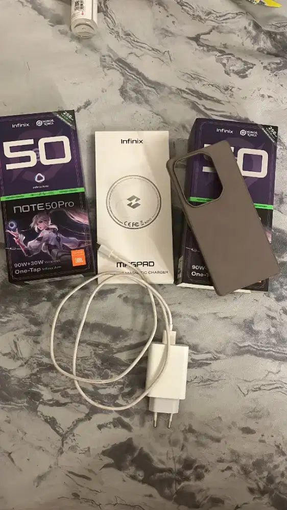 Infinix note 50 pro 8/256 garansi on sampe 2027