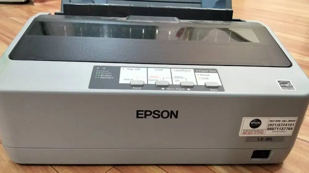 Printer Epson LX-310 Dot Matrix Second 90% Jarang Dipakai