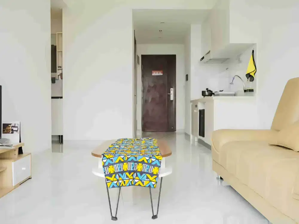 dijual/disewakan apartment skyhouse bsd 2 kamar furnished harga ekonomis