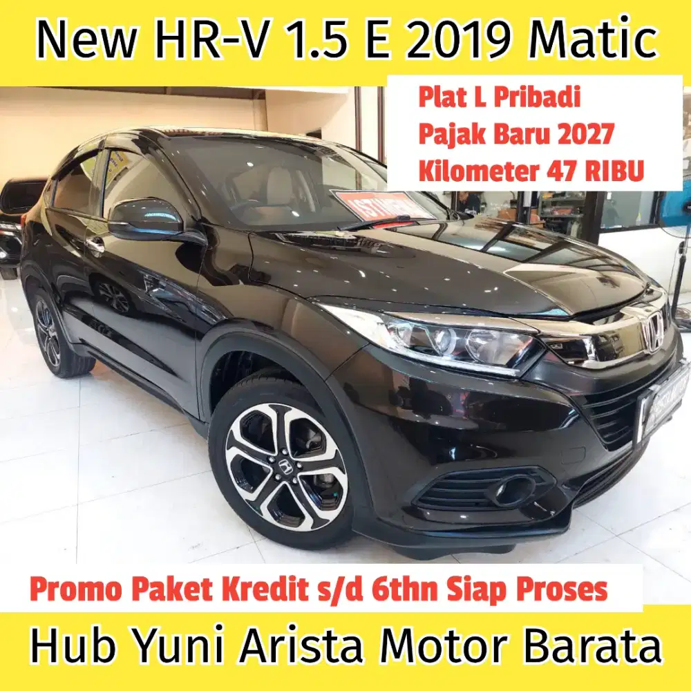 Honda HRV E 1.5 Matic 2019 KM47RB PlatSBY PjkBaru Terawat Istimewah