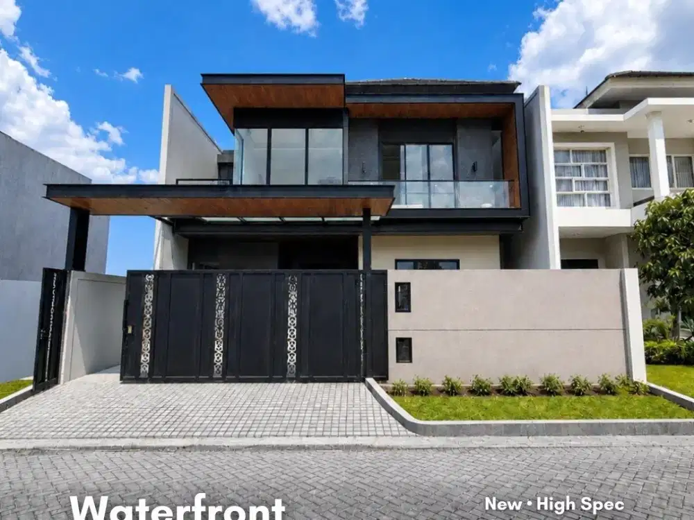 Rumah Waterfront, Citraland New • High Spec • Row 3 Mobil