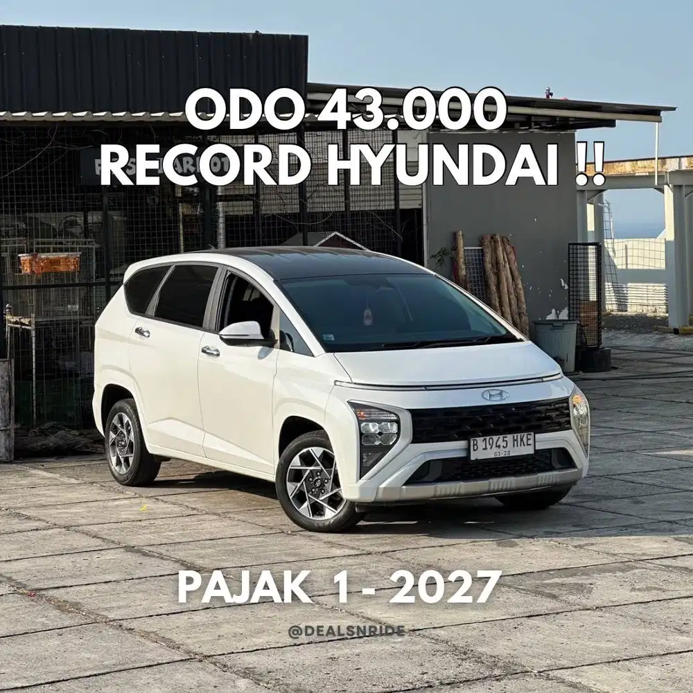 ODO 43.000 ANTIKK !! PAJAK 1/2027 HYUNDAI STARGAZER PRIME 2022