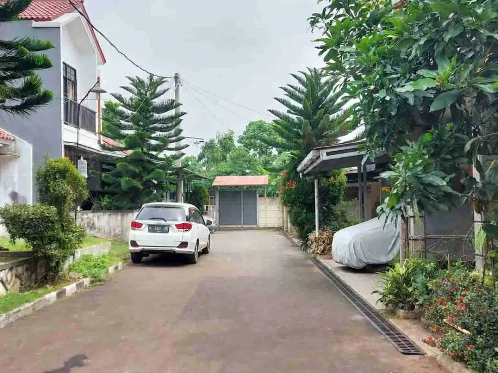 Perbatasan Jakarta: rumah cluster asri nyaman luas