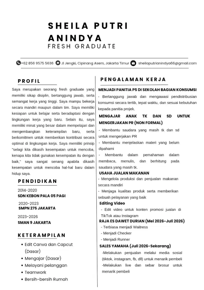 CARI KERJA APA AJA
