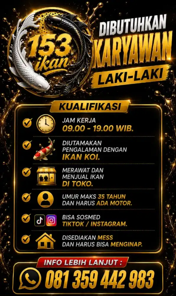 Lowongan kerja bisa menginap