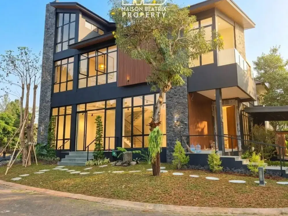 RUMAH BRAND NEW KONSEP CONTEMPORARY POSISI HOEK SANGAT STRATEGIS - BSD CITY