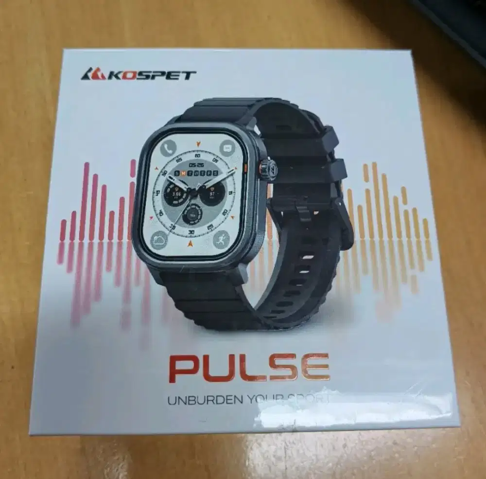 Jam Smartwatch Kospet Pulse Black Ori Segel Call GPS Amoled Alt Huawei
