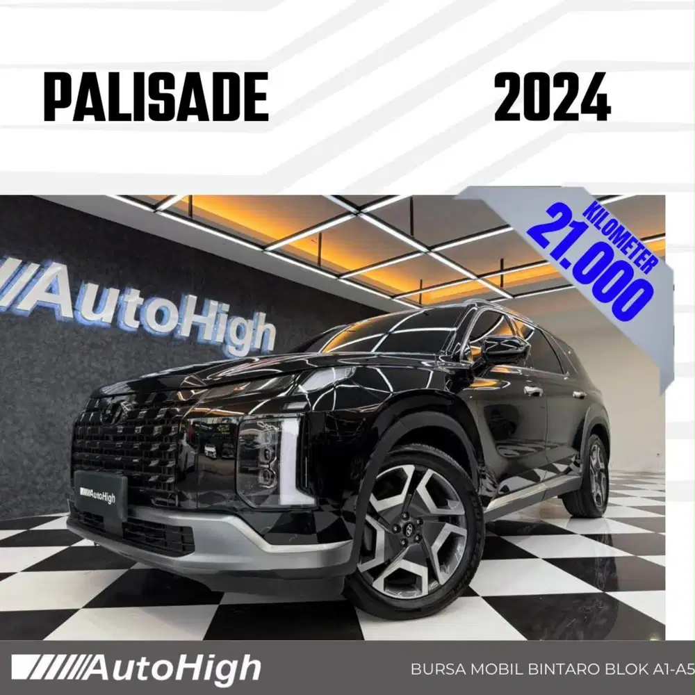 DP10% [Km21.000] Palisade Signature 2024 Black Reg 2025 #AUTOHIGH