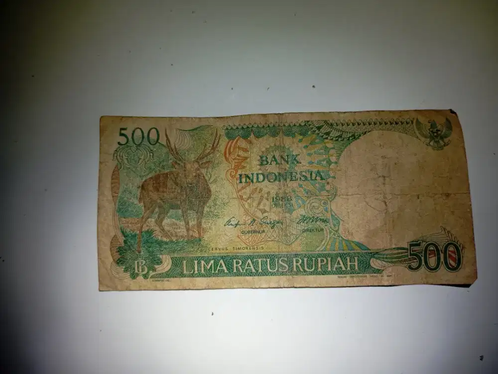 Uang kertas lima ratus rupiah tahun 1988