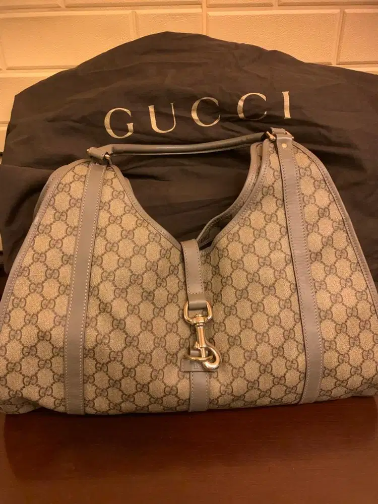 Gucci GG Coated Canvas Joy Large Shoulder Bag.