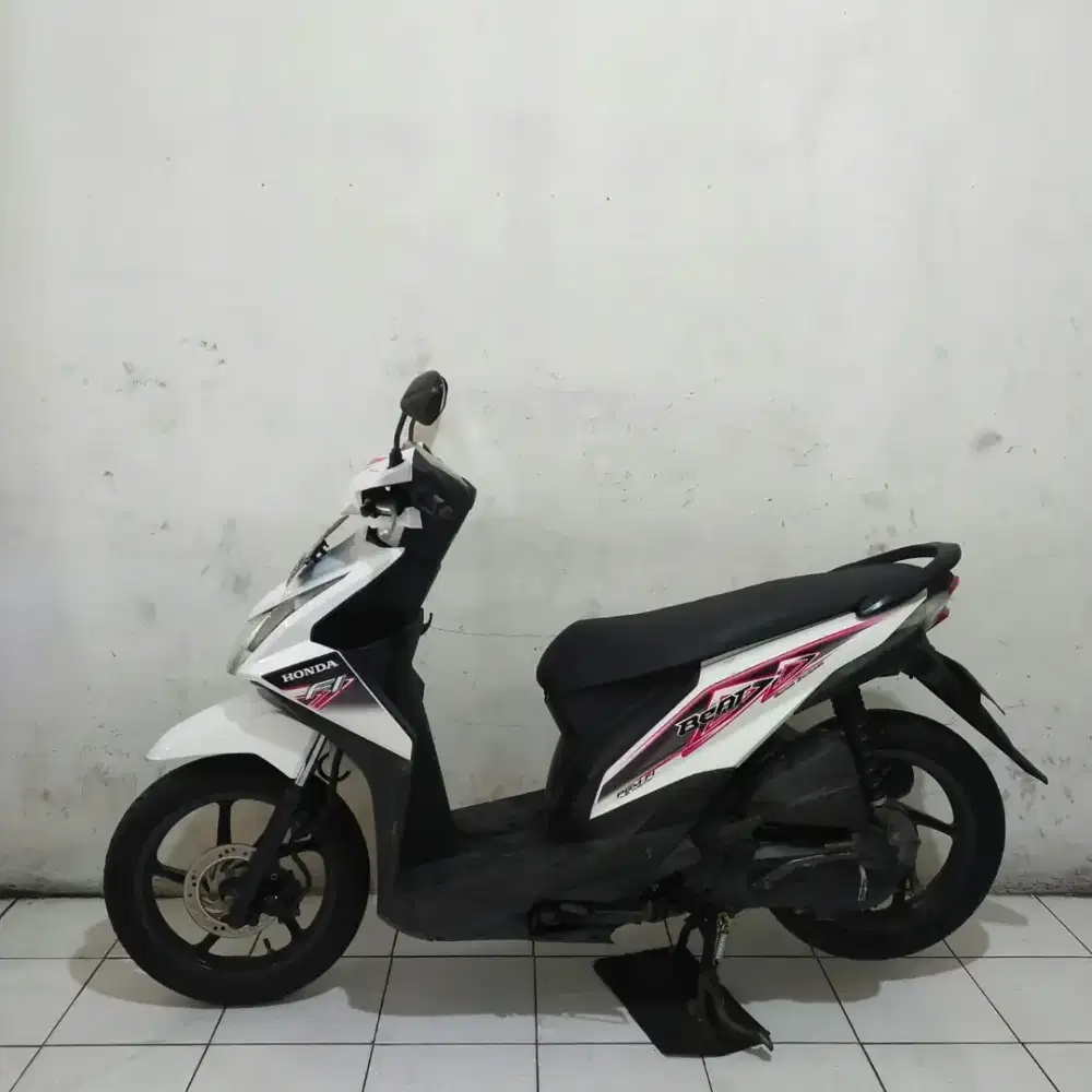 Honda Beat Fi 2014 Orisinil Mesin Aluss Lengkap Bagus
