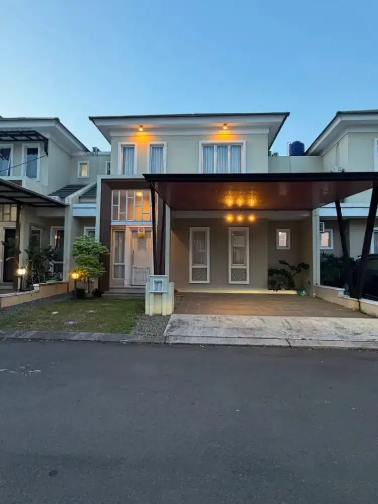Di sewakan rumah pribadi Suvarna Sutera, furnished lengkap