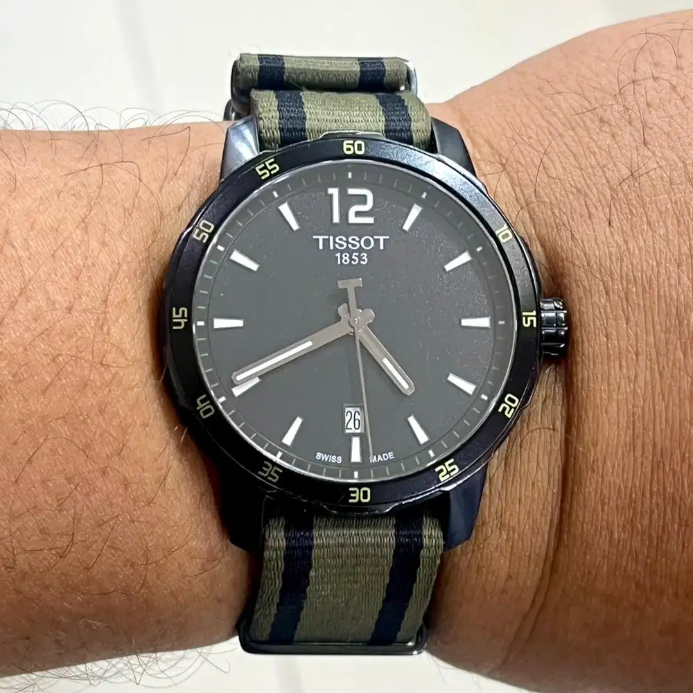 Tissot Quickster Black Green Army