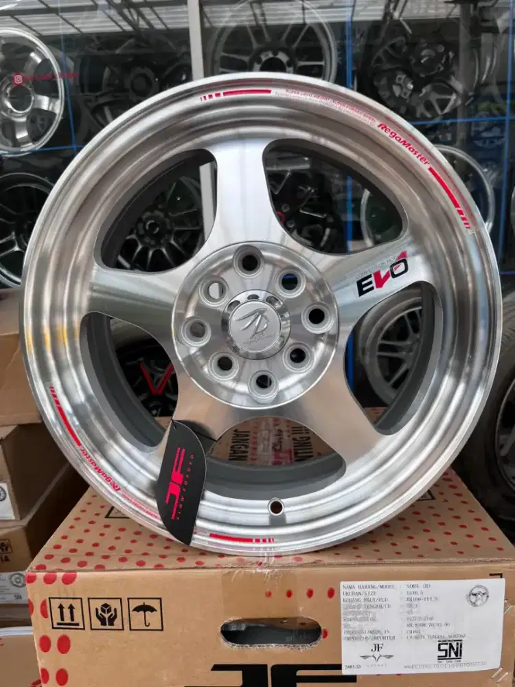 Evo regamaster ring 15x6,5 pcd 4x100/114,3 ET 41 4pcs