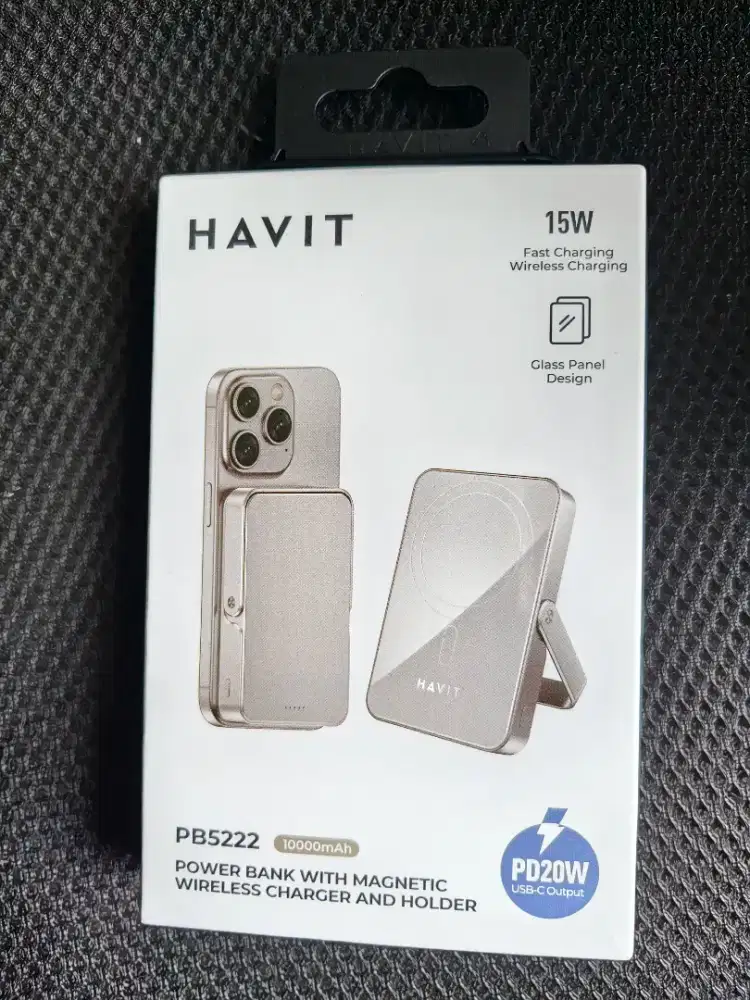 Havit Powerbank Magsave/ wireless 10.000 mAH( New )