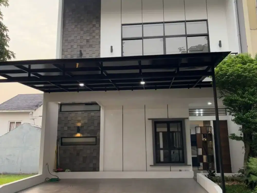 DIJUAL RUMAH RAPI 3,5 LANTAI SEMI FURNISHED DI BSD CITY!