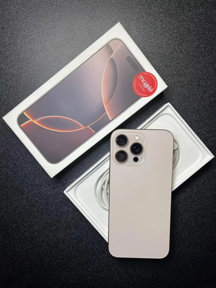 iPhone 16 Pro Max 256GB Desert Titanium Resmi Digimap Garansi On