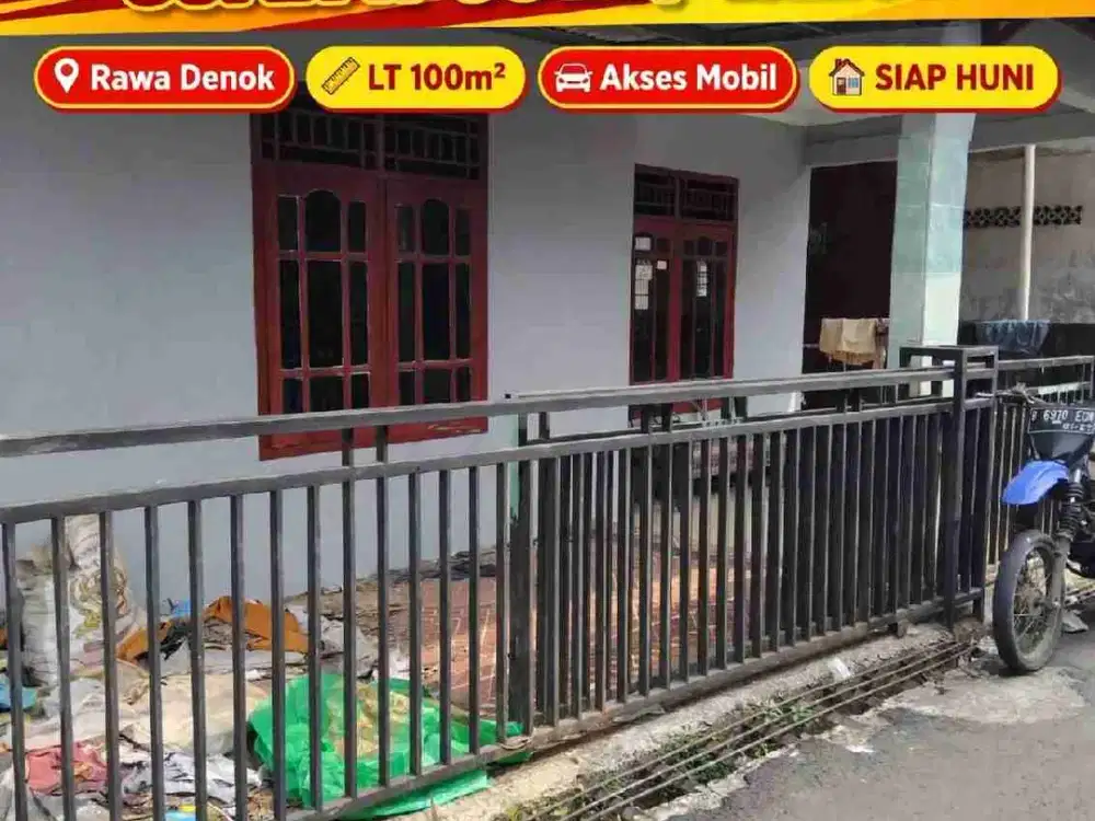 RUMAH STARATEGIS  DI KONTRAKAN PERTAHUN AKSES MOBIL