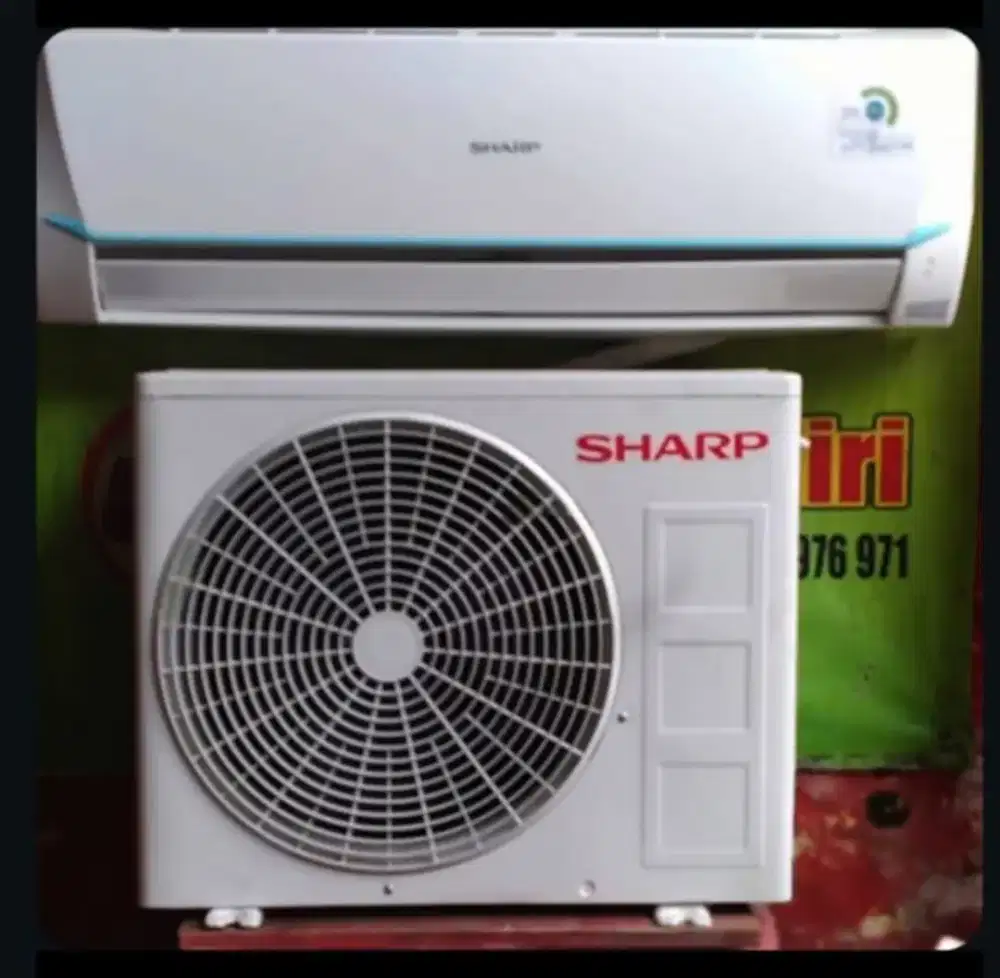 Jual ac sharp 1/2 pk lowwat 330 watt kondisi 95% ori semua