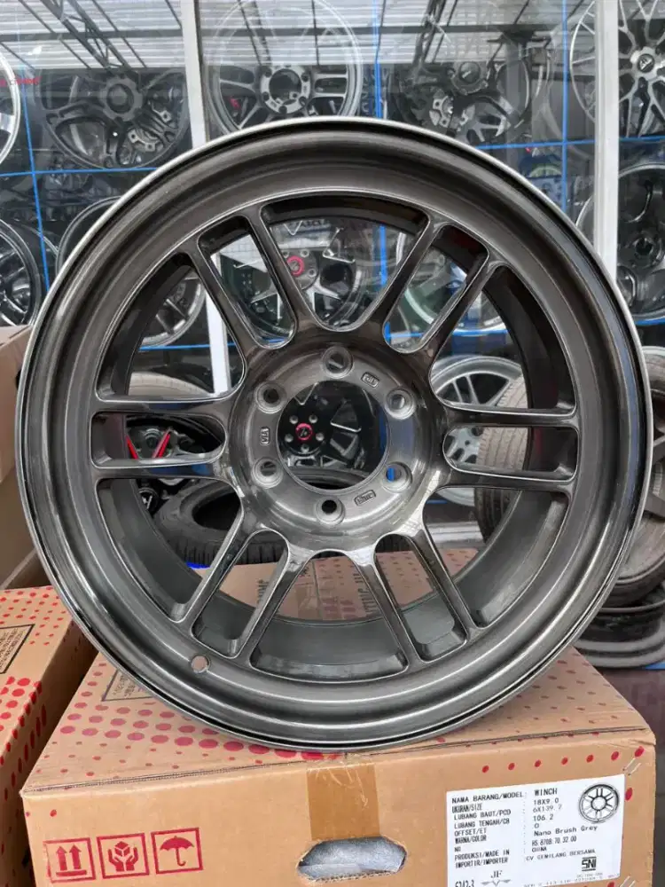 Enkei rpt1 ring 18x9 6x139,7 ET 0 nano brush grey 4pcs. Fortuner dll