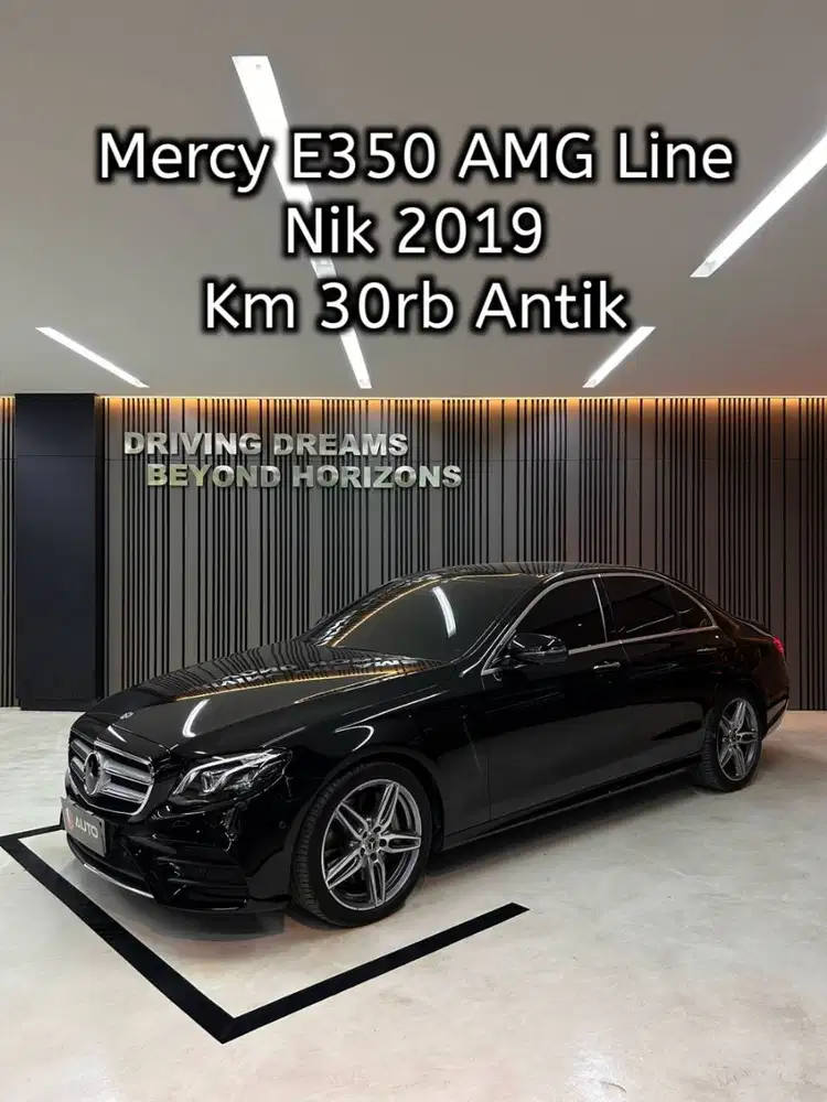 Mercy E350 AMG Nik 2020 Hitam Km30rb Mercedes-benz Nik 2019 B314LIM